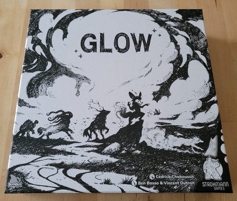 Das Cover von "Glow", eine schwarz-weiße Zeichnung.