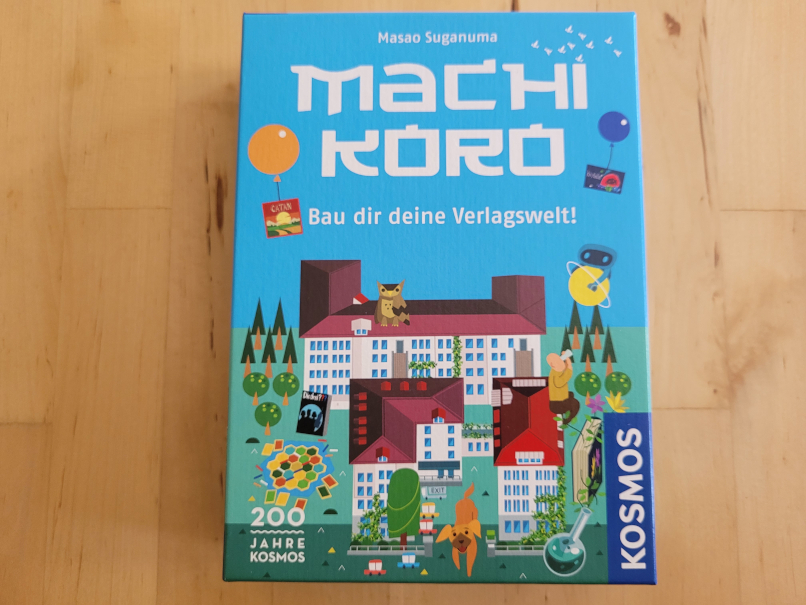 Das Cover von "Machi Koro"