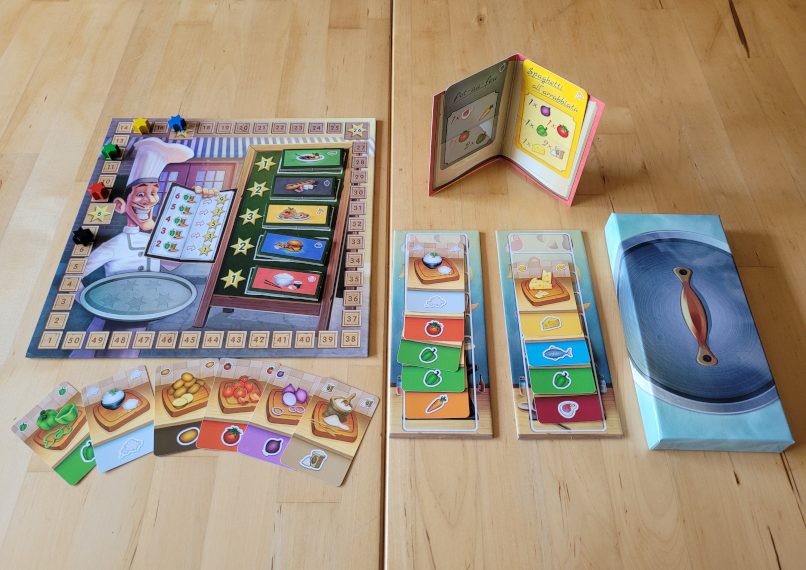 Das Spielmaterial von "Pot Pourri".