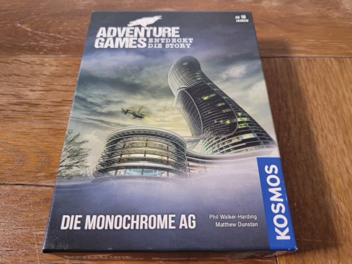 Das Cover von "Adventure Games – Die Monochrome AG".