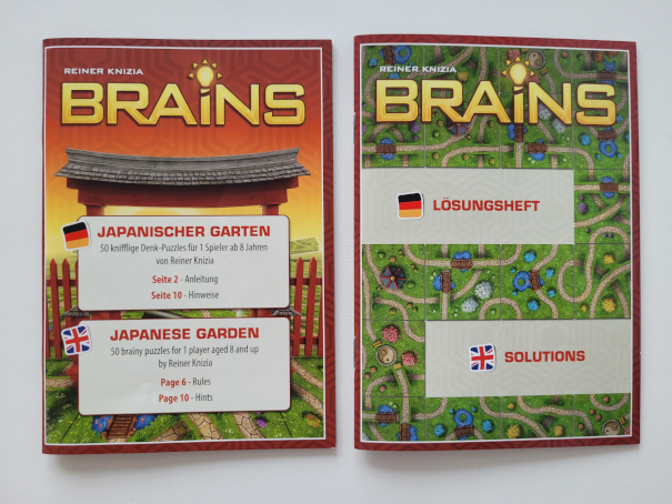 Anleitungs- und Lösungsheft von "Brains – japanischer Garten".