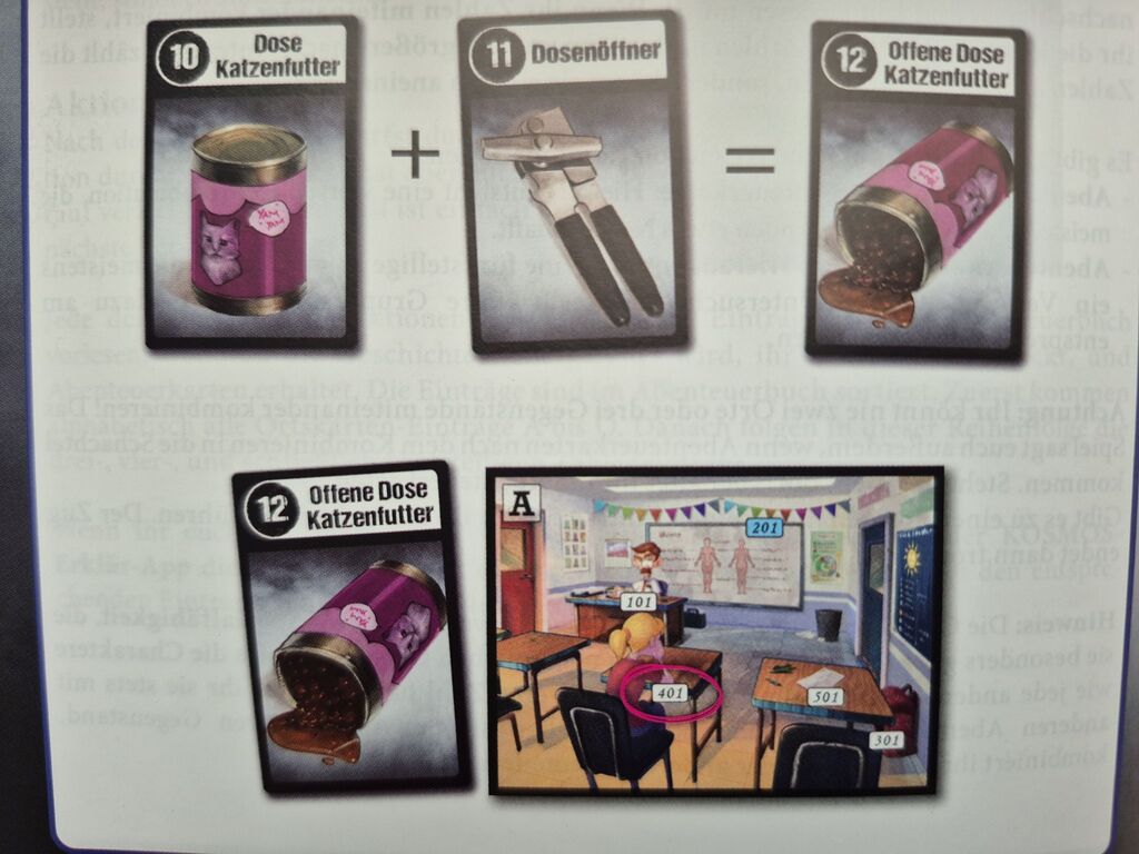 Ein Ausschnitt aus dem Regelheft von "Dimension Fünf-Sieben".