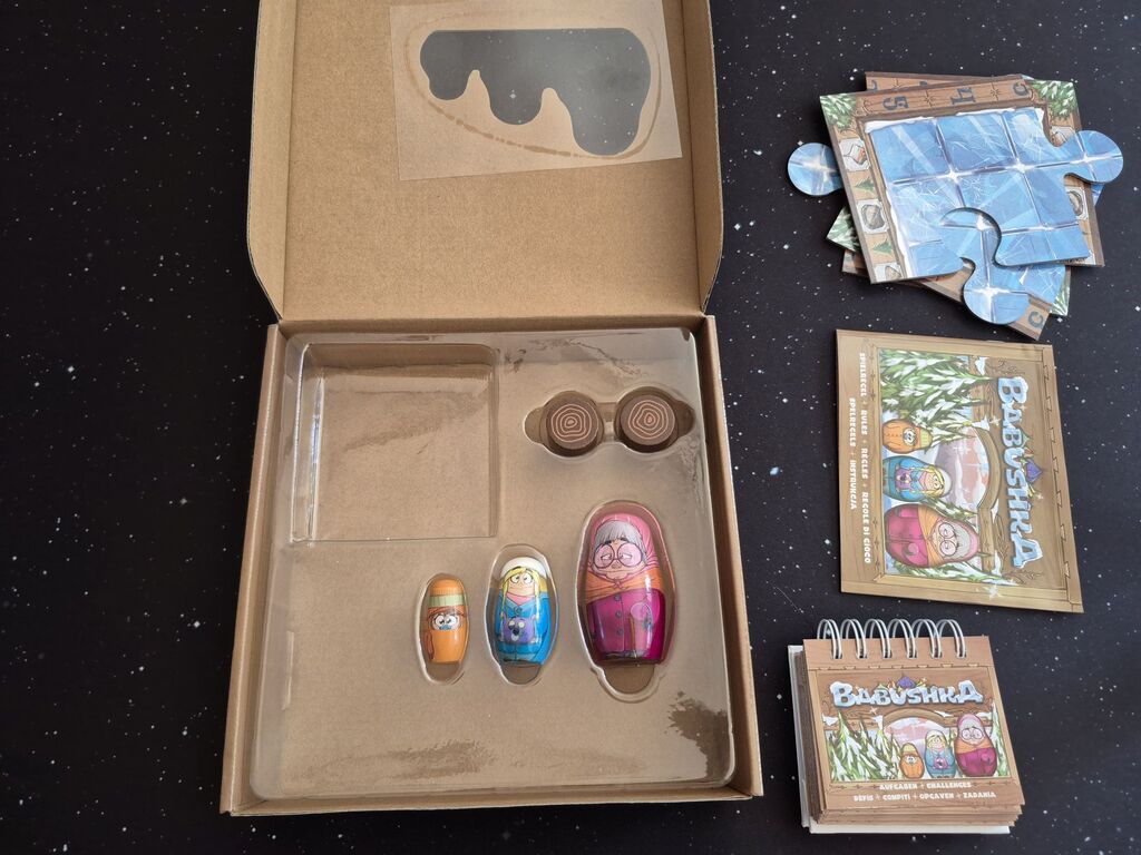 Das Spielmaterial von "Babushka".