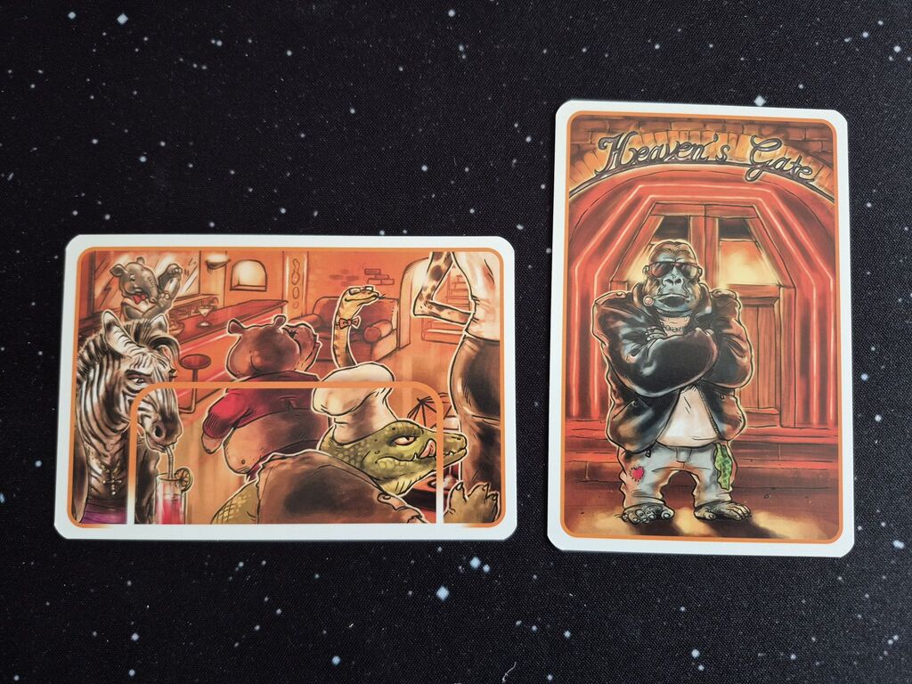 Zwei Karten aus "Beasty Bar".