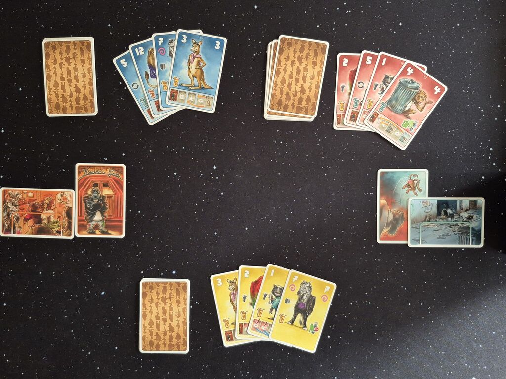 Der Spielaufbau von "Beasty Bar".