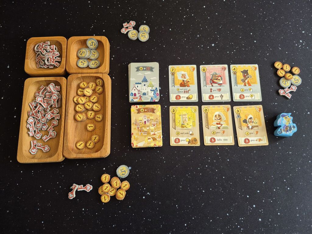 Spielaufbau von "Castle Combo".
