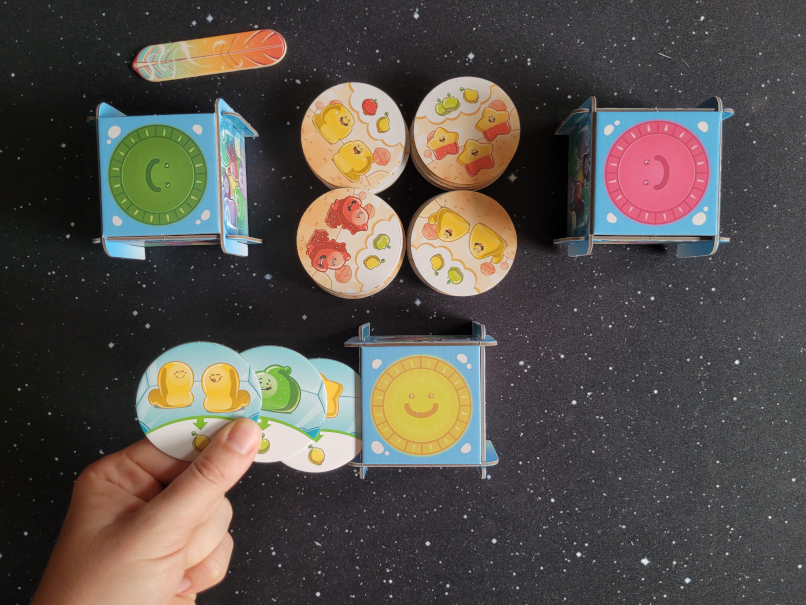 Spielmaterial von "Gumminis".