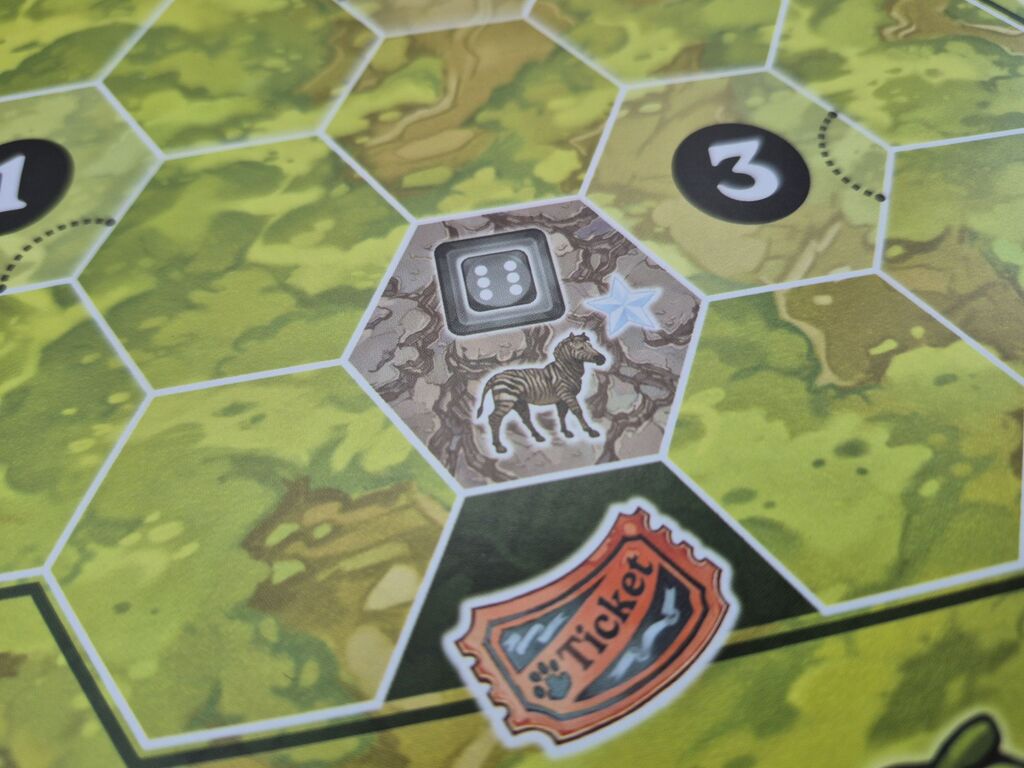 Spielplanausschnitt.