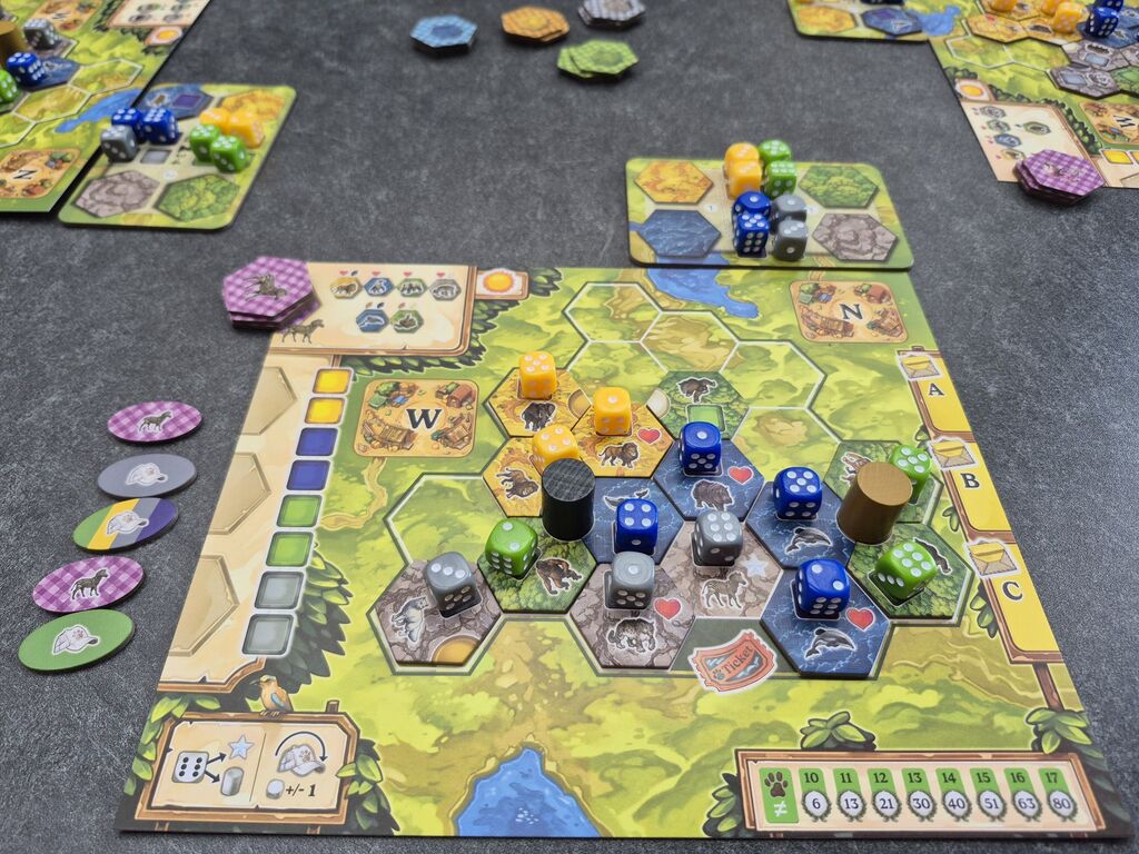Spielmaterial von "Spectacular".