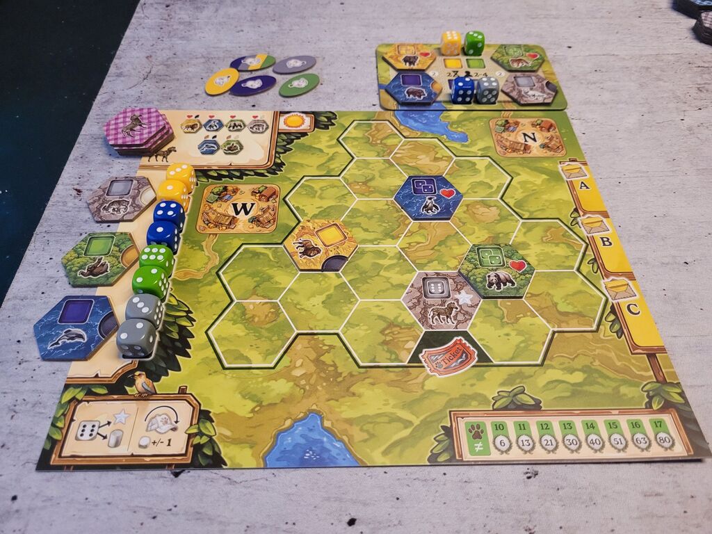 Spielmaterial.