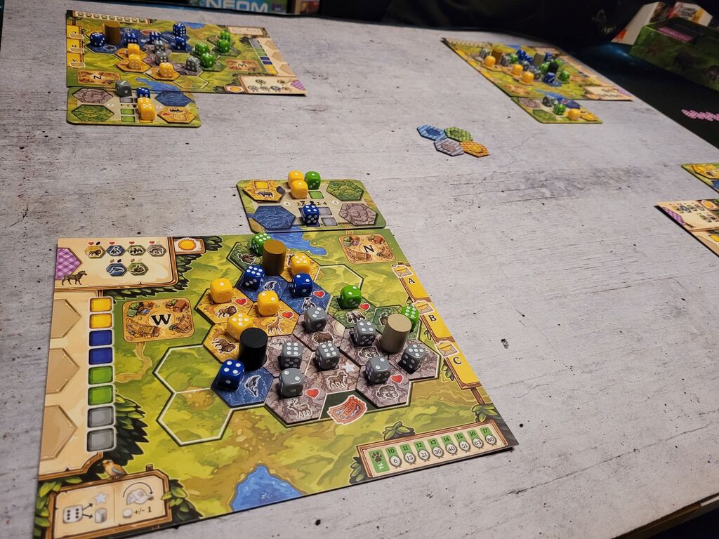 Spielmaterial.