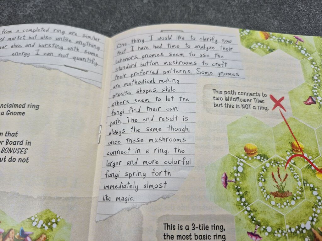 Ein Ausschnitt aus der Anleitung von "Gnome Hollow".