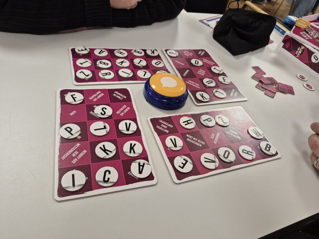 Spielmaterial von "Oh My Words".