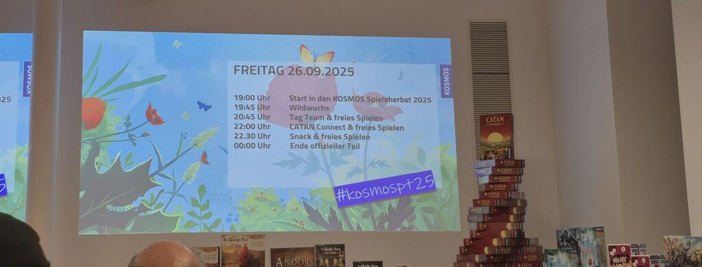 Ein Ablaufplan mit Uhrzeiten.