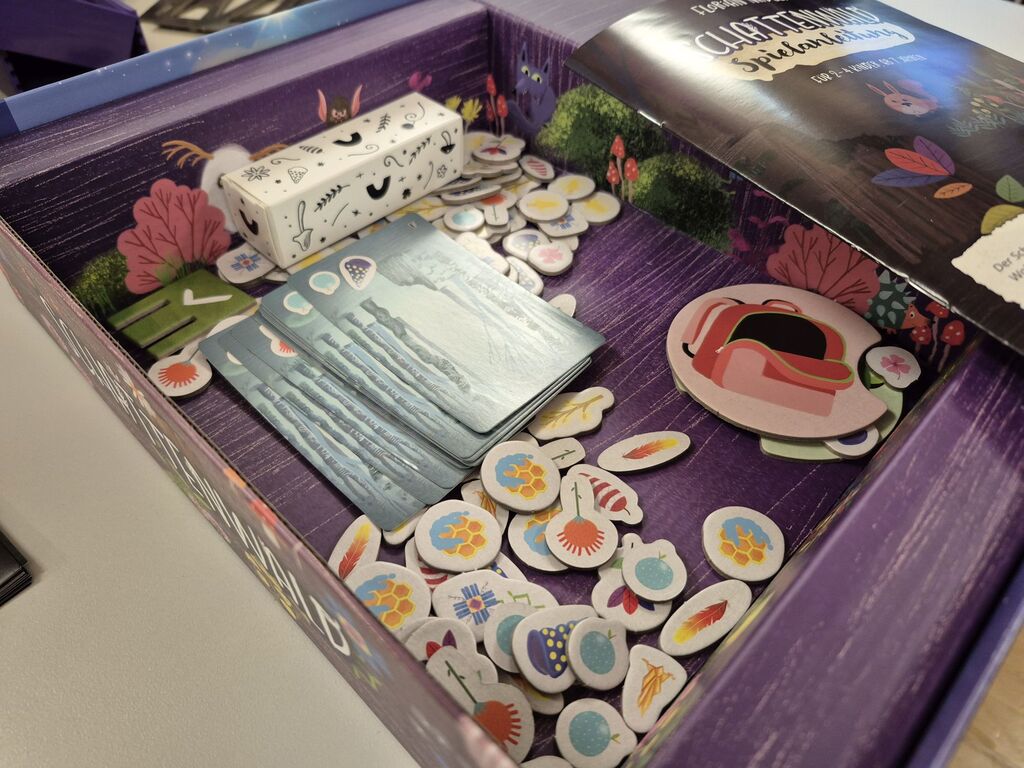 Spielmaterial von "Schattenwald".