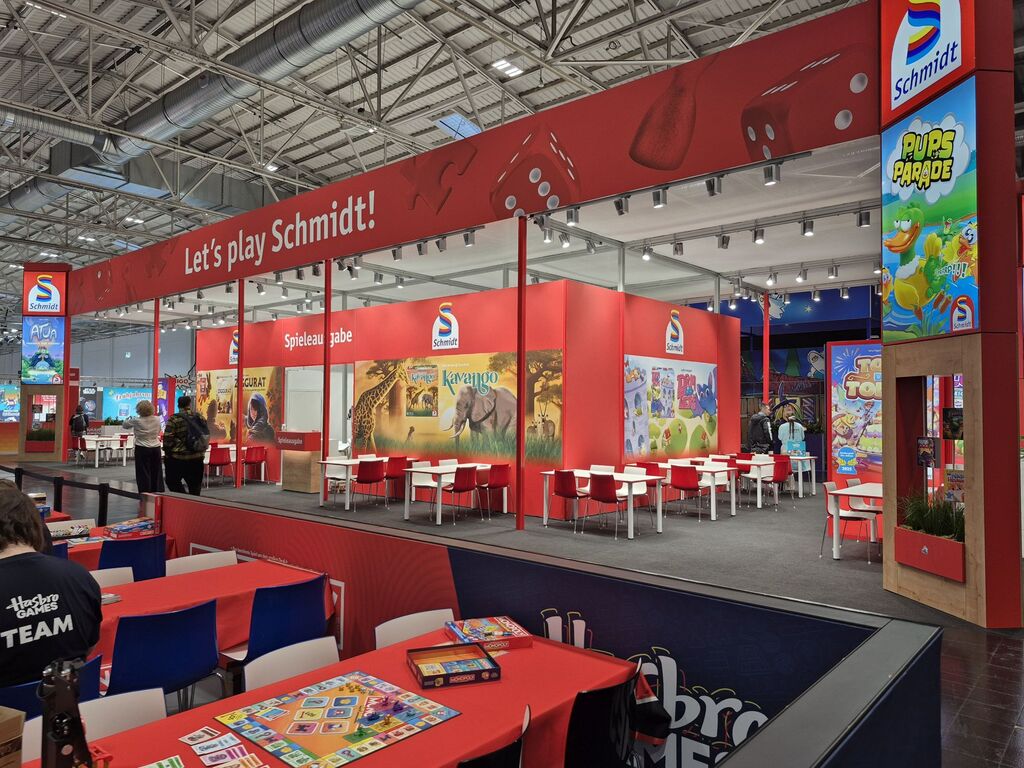 Stand von Schmidt Spiele bei der SPIEL 2025.