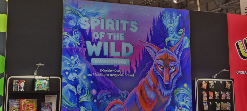 Werbewand von "Spirits of the Wild".
