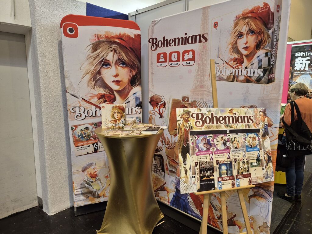 Werbewand für "Bohemians".