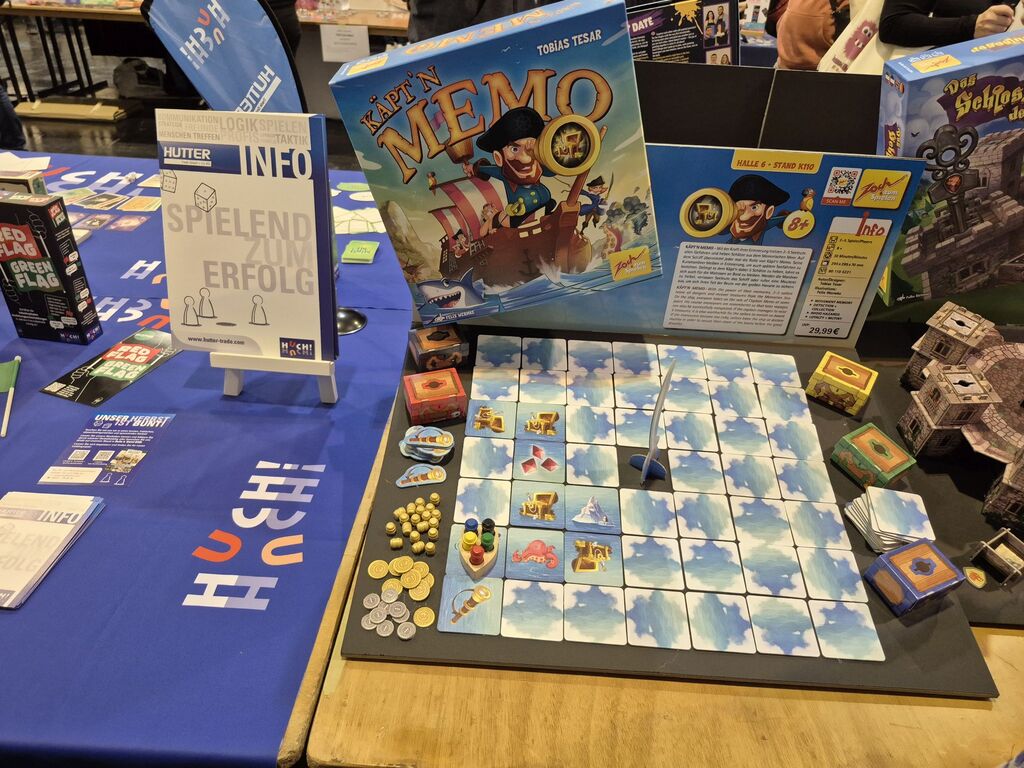 Spielmaterial von "Käpt'n Memo".