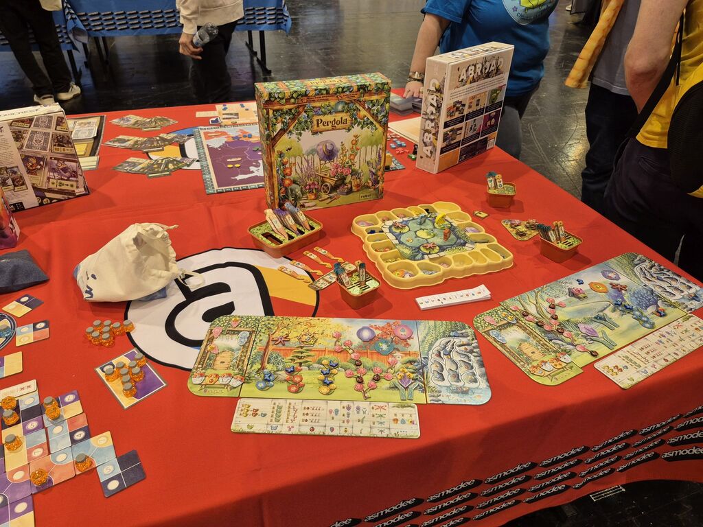 Spielmaterial von "Pergola".