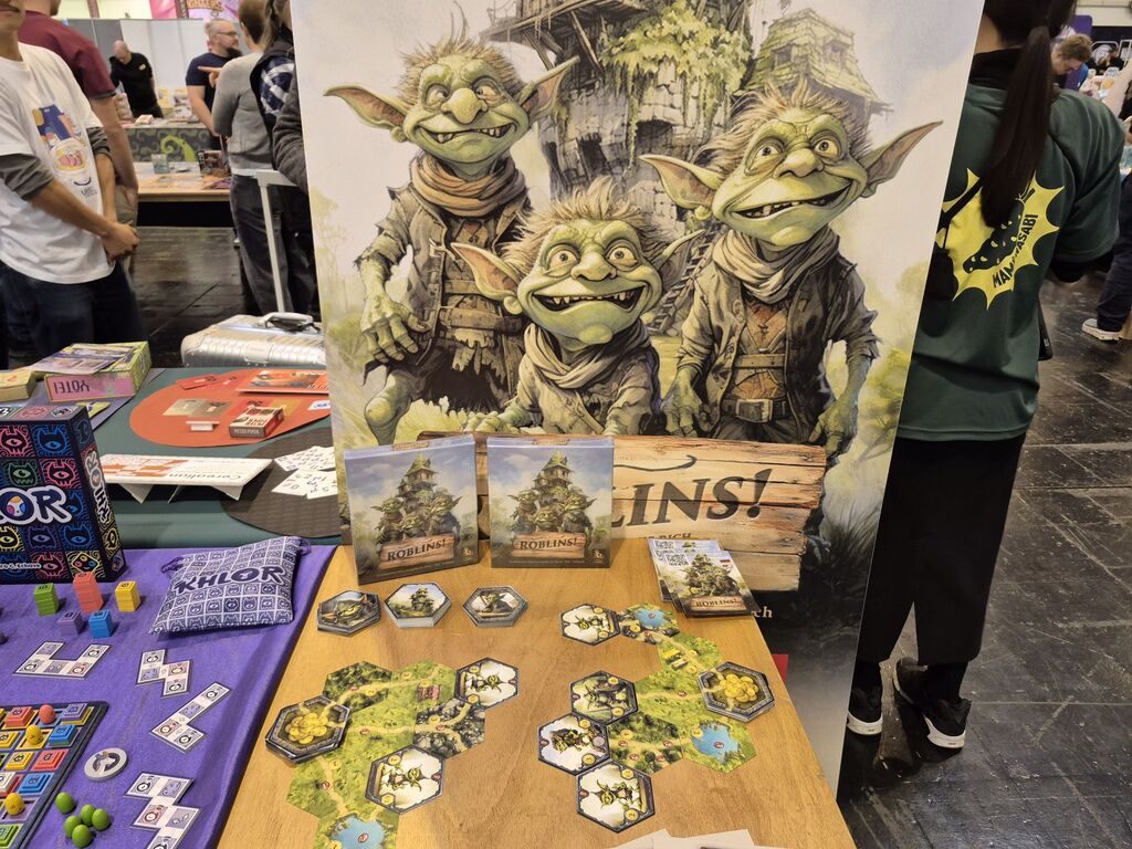 Spielmaterial von "Roblins!".