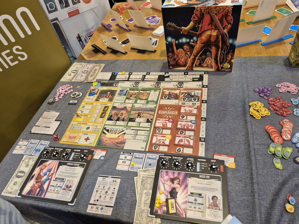 Spielmaterial von "Rock Hard: 1977".