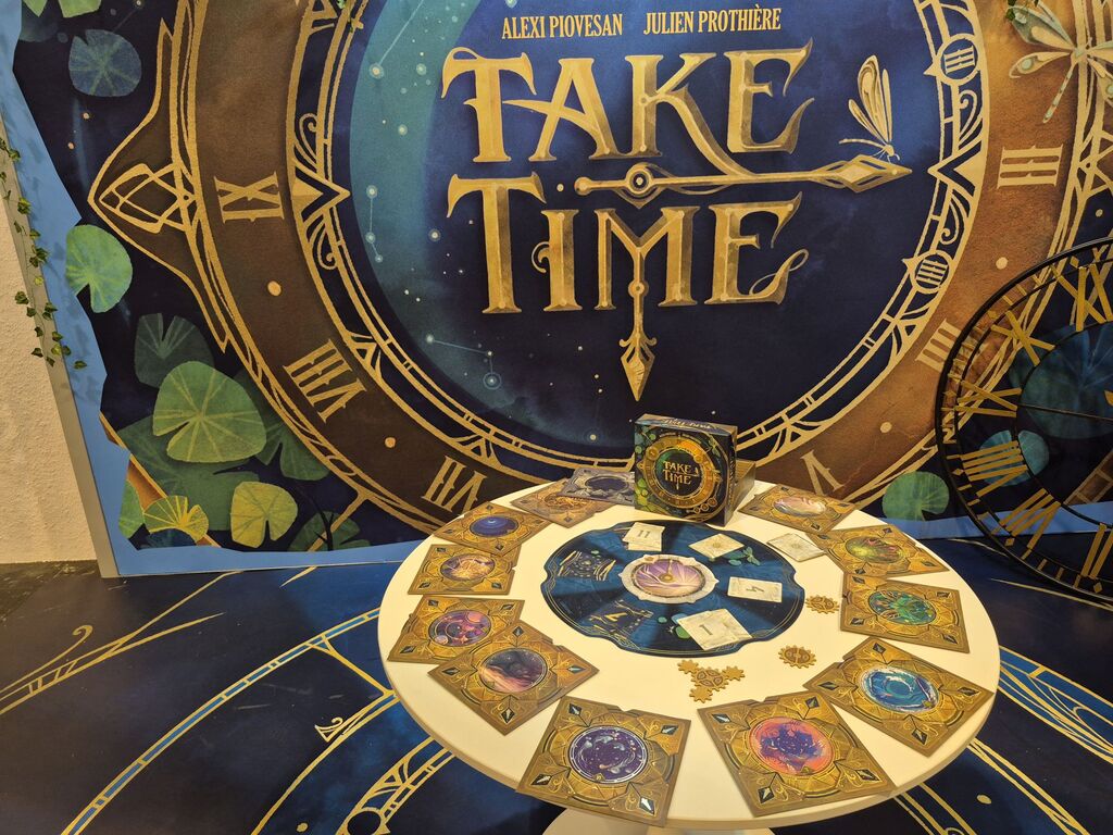Der Stand von "Take Time" bei der Neuheitenschau.