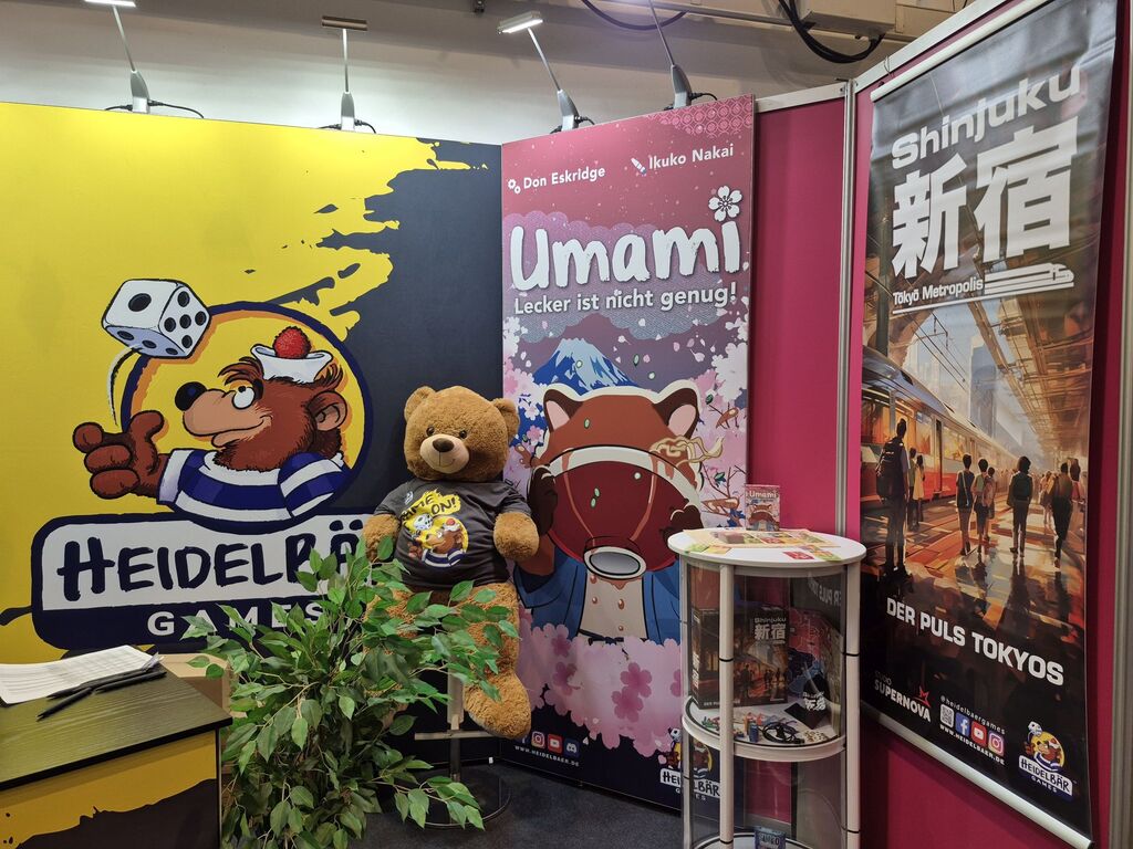 Werbebanner von "Umami" und Heidelbär Games.