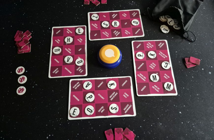 Das Spielmaterial mit veränderter Anordnung.