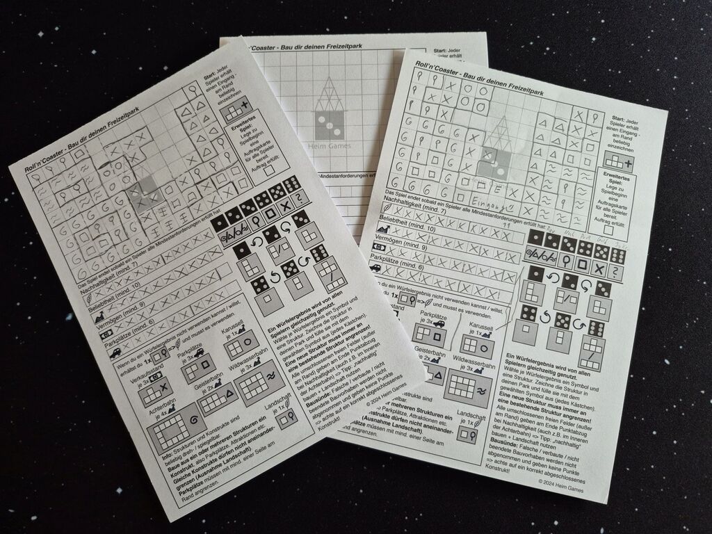 Spielmaterial.