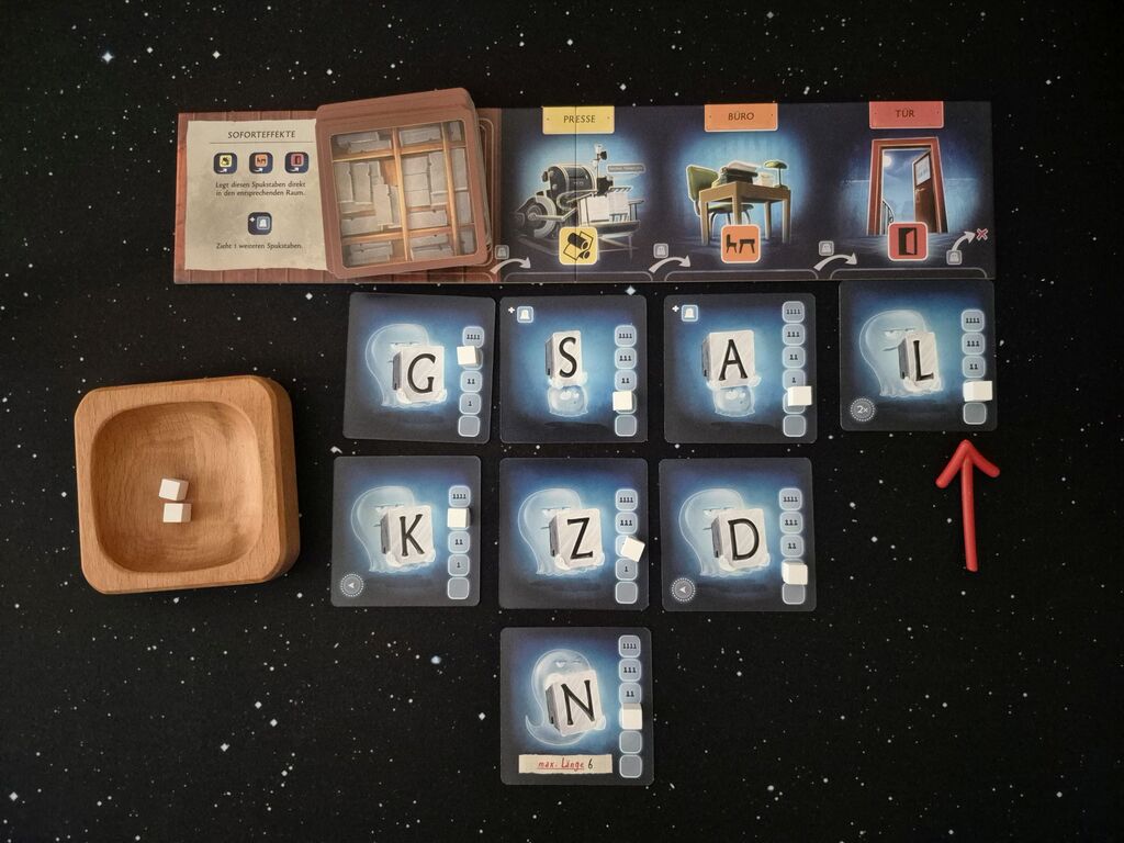 Spielmaterial.