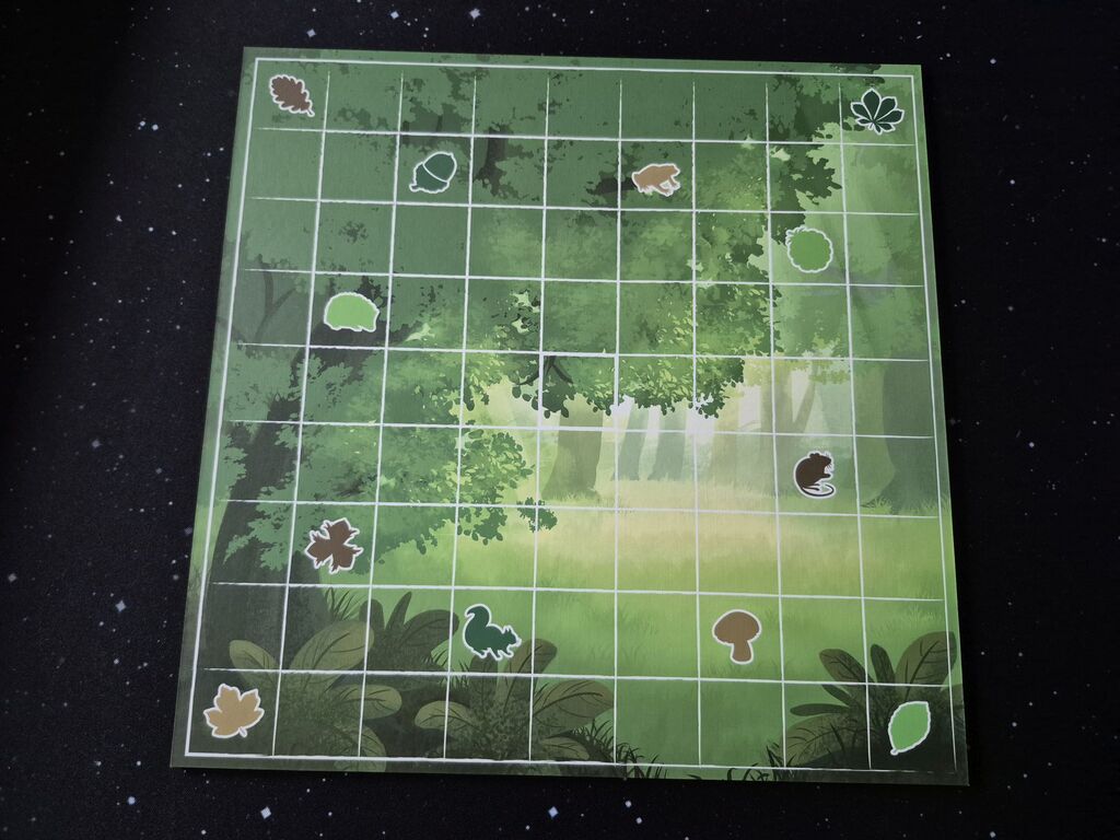 Die Rückseite des Spielertableaus.