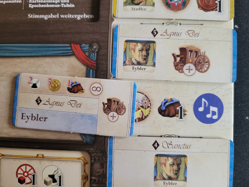 Plättchen mit Symbolen.