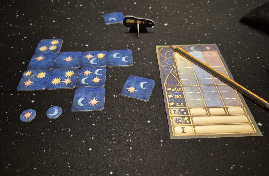 Spielmaterial von Luminos.