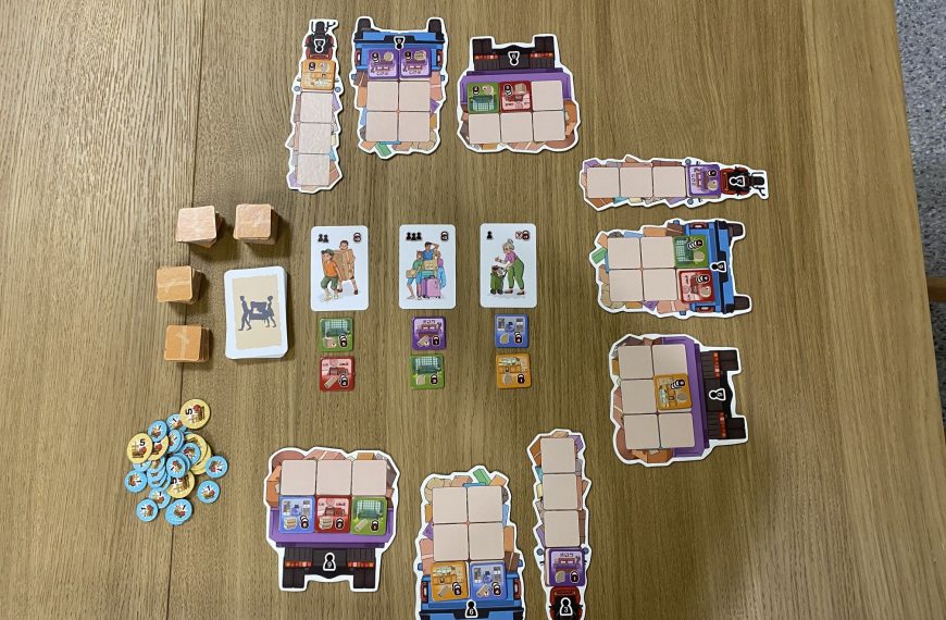 Spielmaterial von "Moving Day".