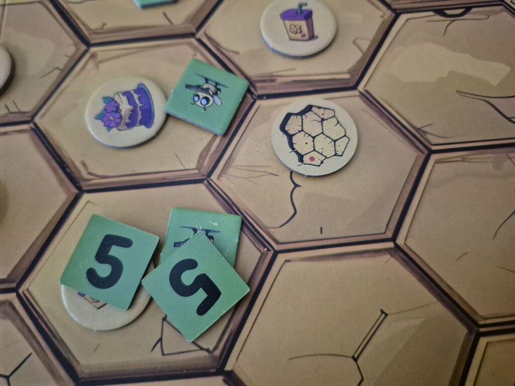 Einer der Marker ist umgedreht.