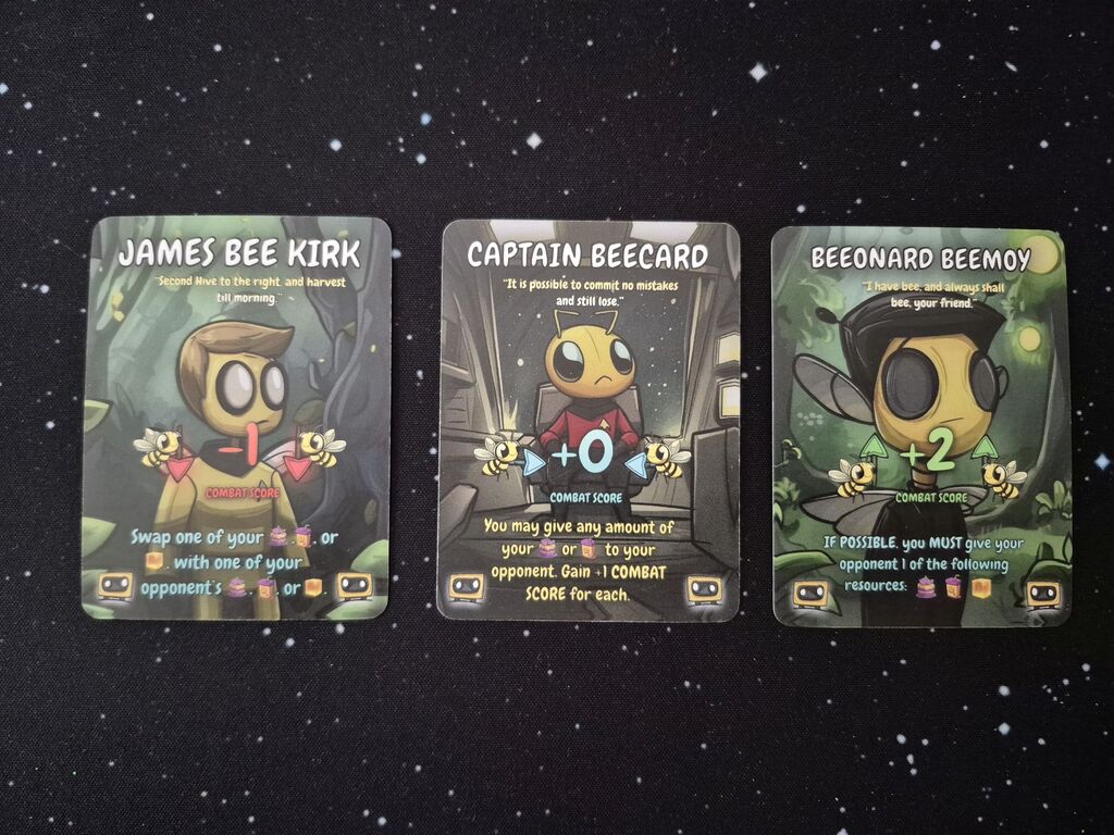 Karten aus "Beetown Beatdown".