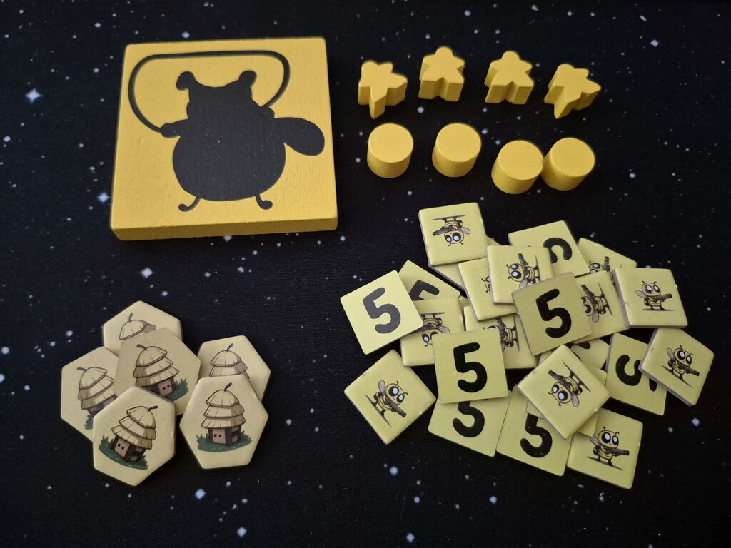 Spielmaterial von "Beetown Beatdown".