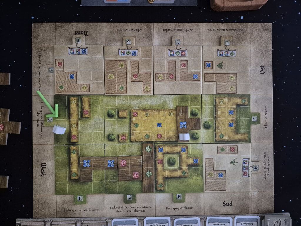 Eines dieser Felder ist umgedreht.