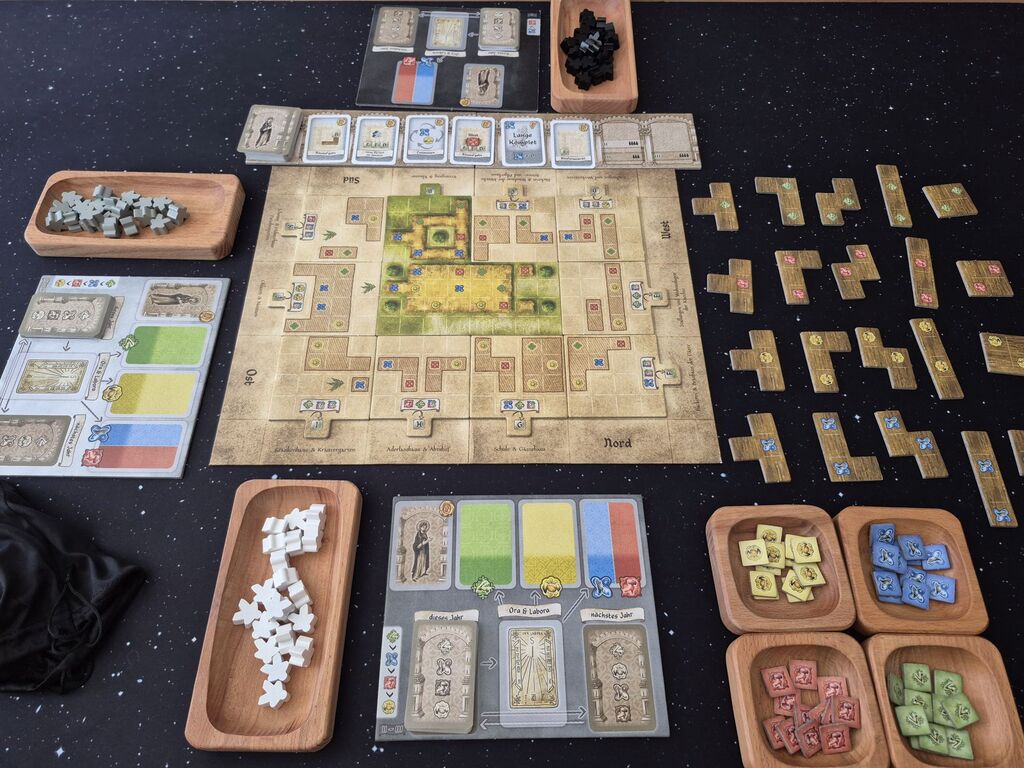 Spielmaterial von "Campus Galli".