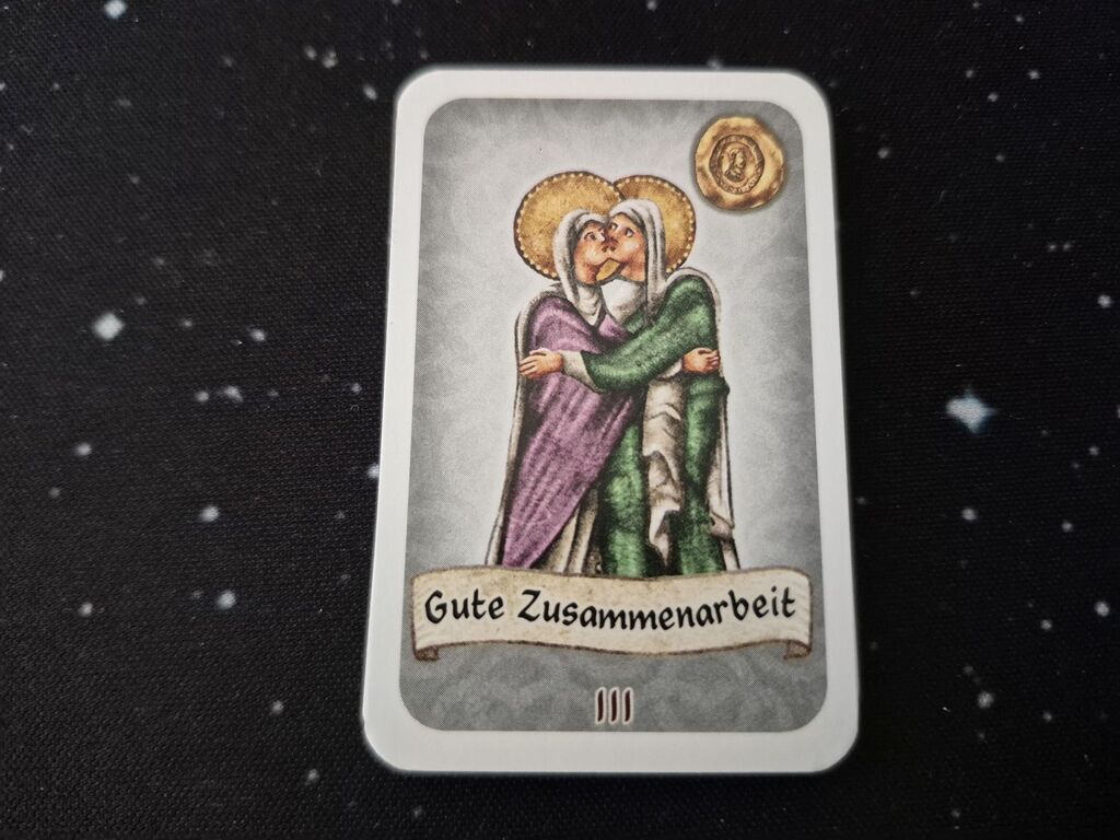 Eine Karte mit Text und Illustration.