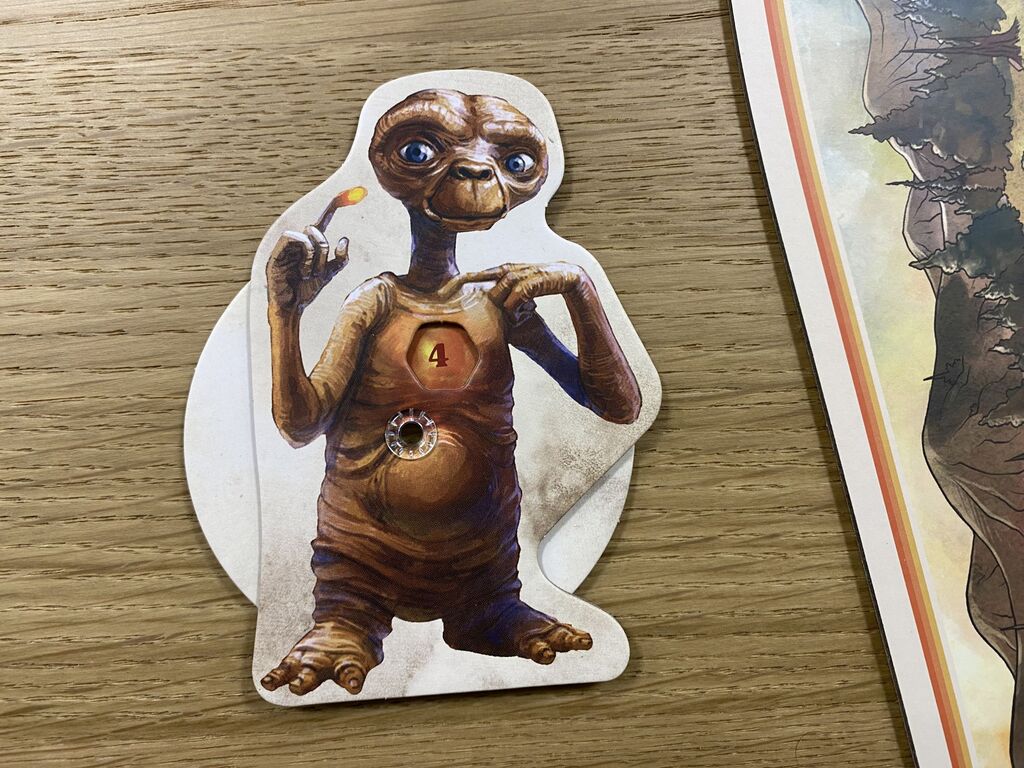 Eine Spielfigur in Form von "E.T. – der Außerirdische".