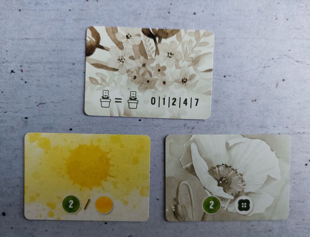 Karten mit Symbolen.