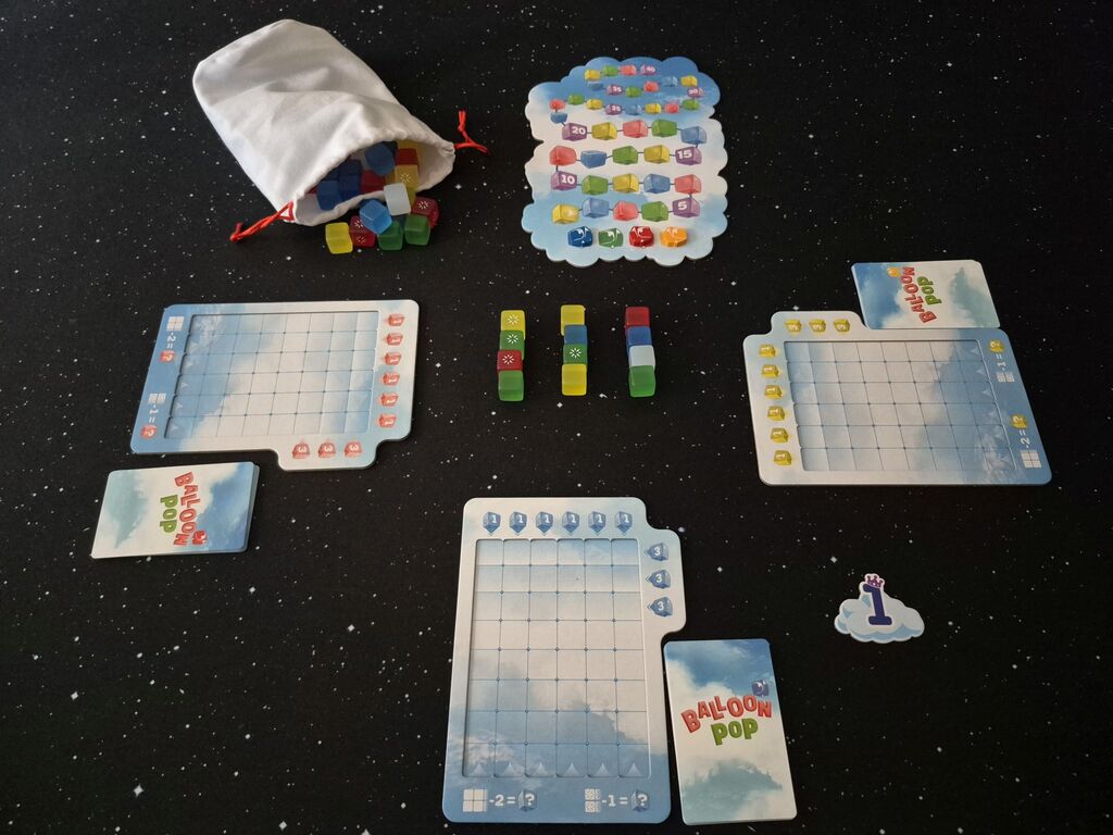 Der Spielaufbau von "Balloon Pop".