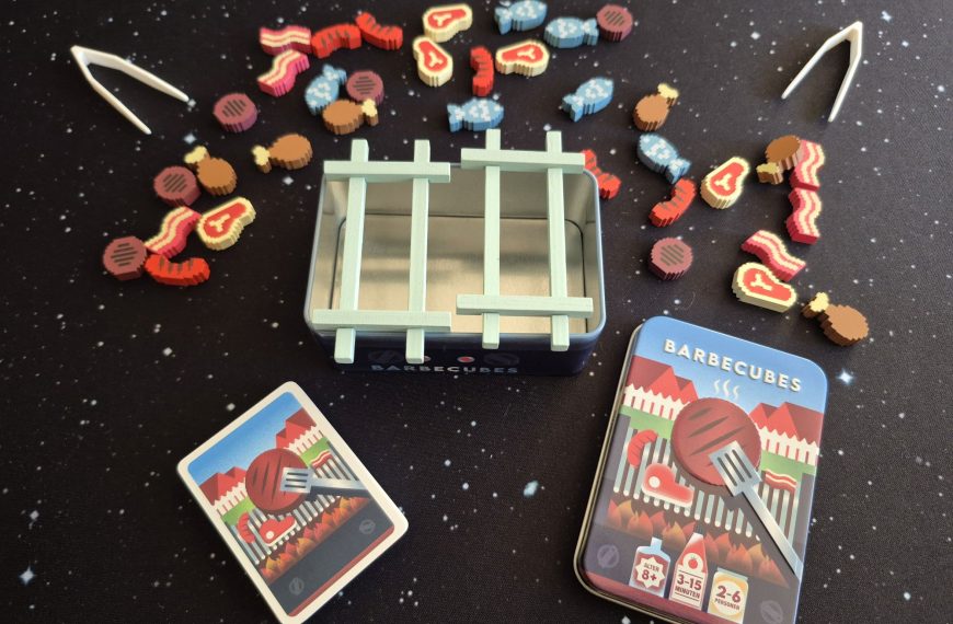 Spielmaterial von "Barbecubes".