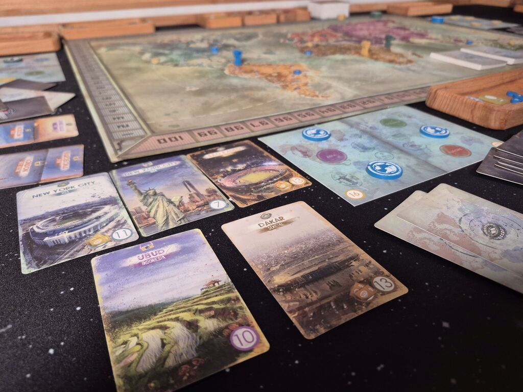 Spielmaterial von "Groundhopper".