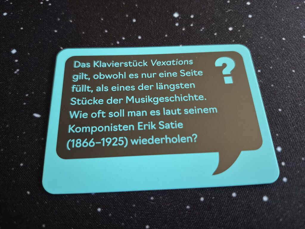 Eine Karte mit Text.