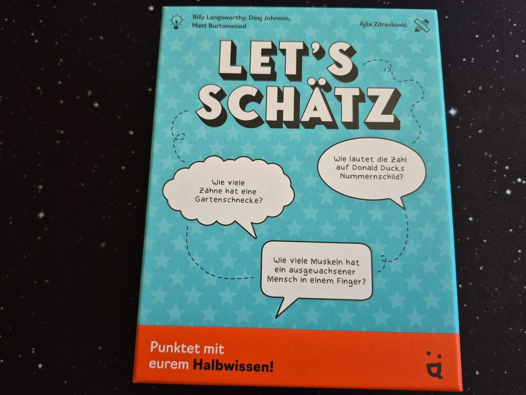 Das Cover von "Let's Schätz".