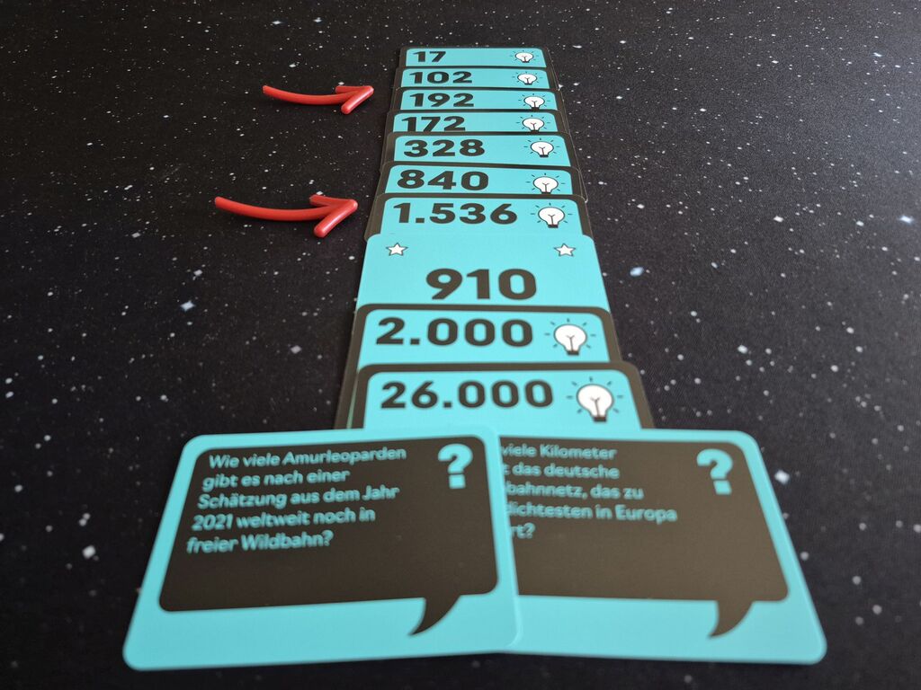 Karten, auf zwei zeigen Pfeile.