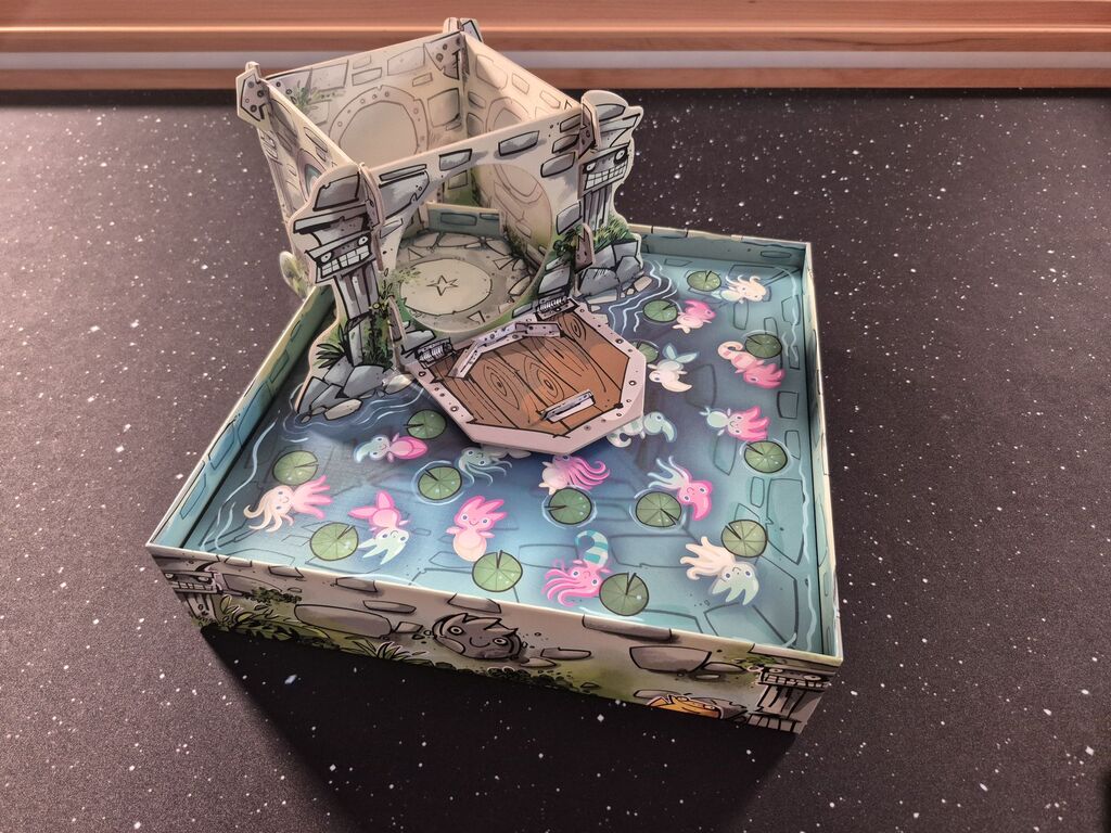 Der Aufbau geht weiter.